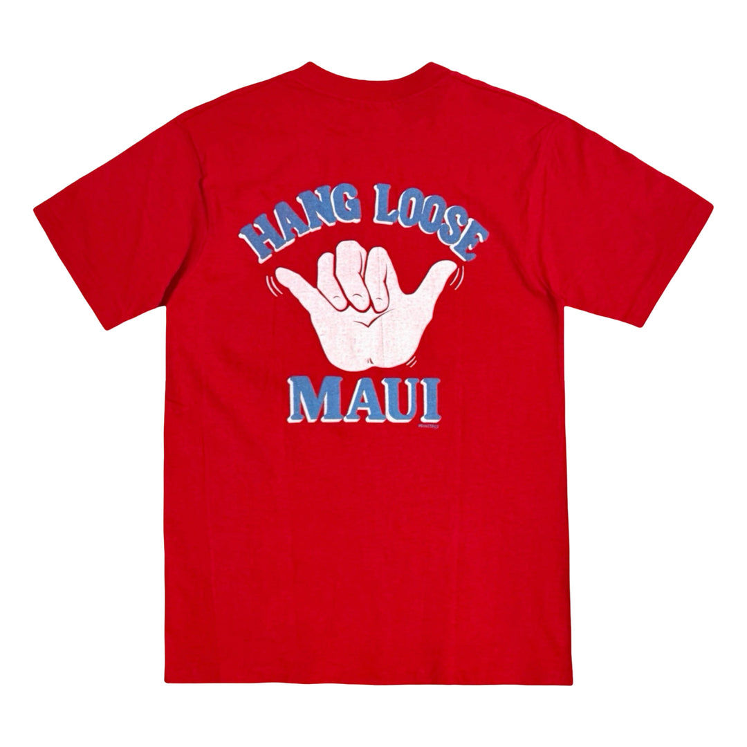 1970’S DEADSTOCK HANG LOOSE MAUI MADE IN USA SINGLE STITCH S/S T-SHIRT MEDIUM