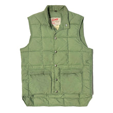 Load image into Gallery viewer, 1970’S SCHOTT BROS MADE IN USA PRIME DOWN PUFFER VEST MEDIUM
