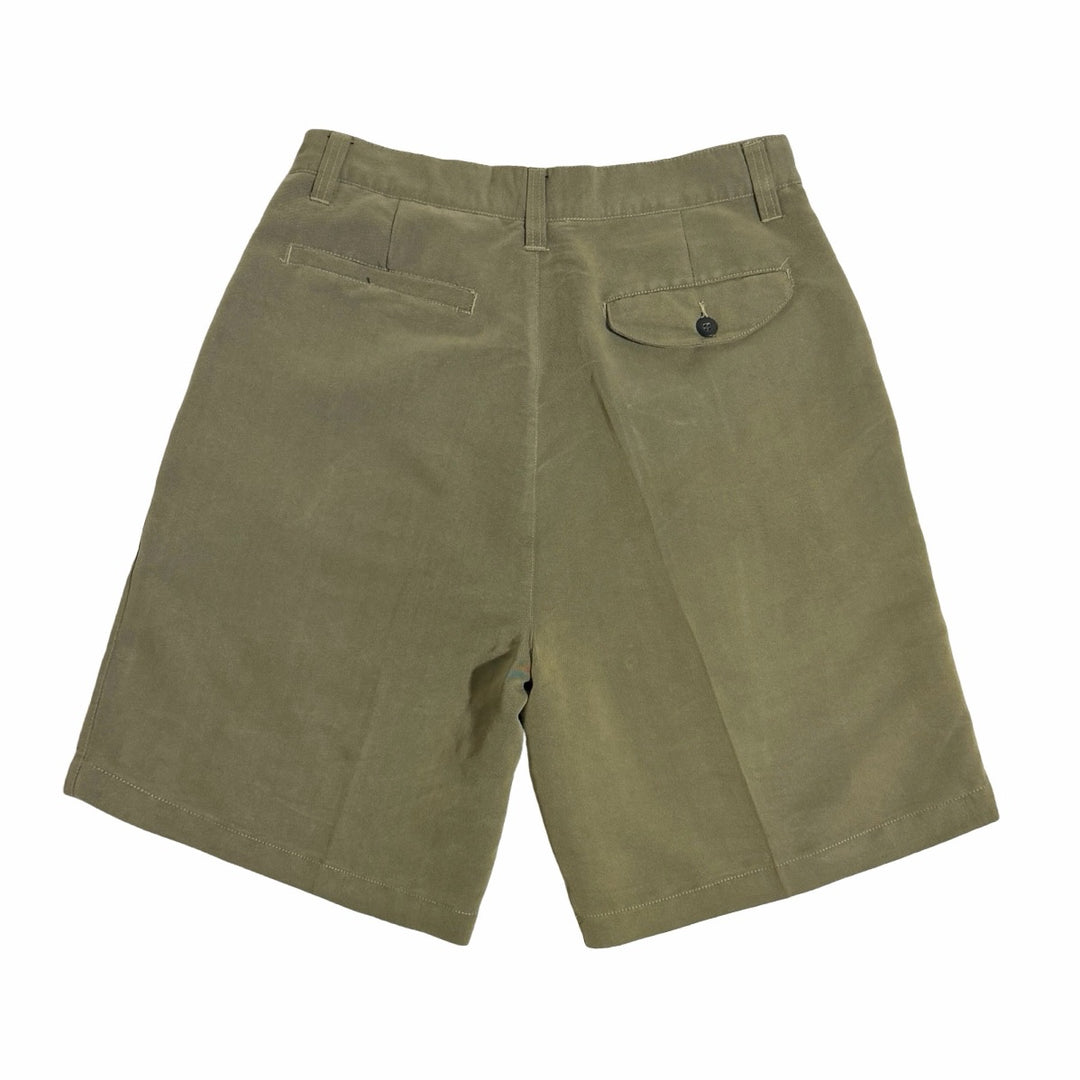 1990’S CHEROKEE RAYON DRAPEY HIGH WAISTED PLEATED 9” SHORTS 32