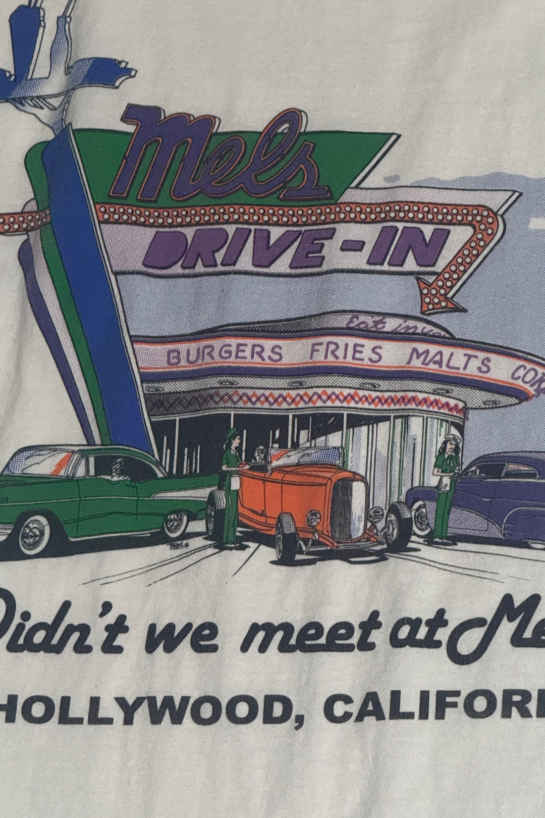 1990’S MEL’S DINER HOLLYWOOD S/S T-SHIRT X-LARGE