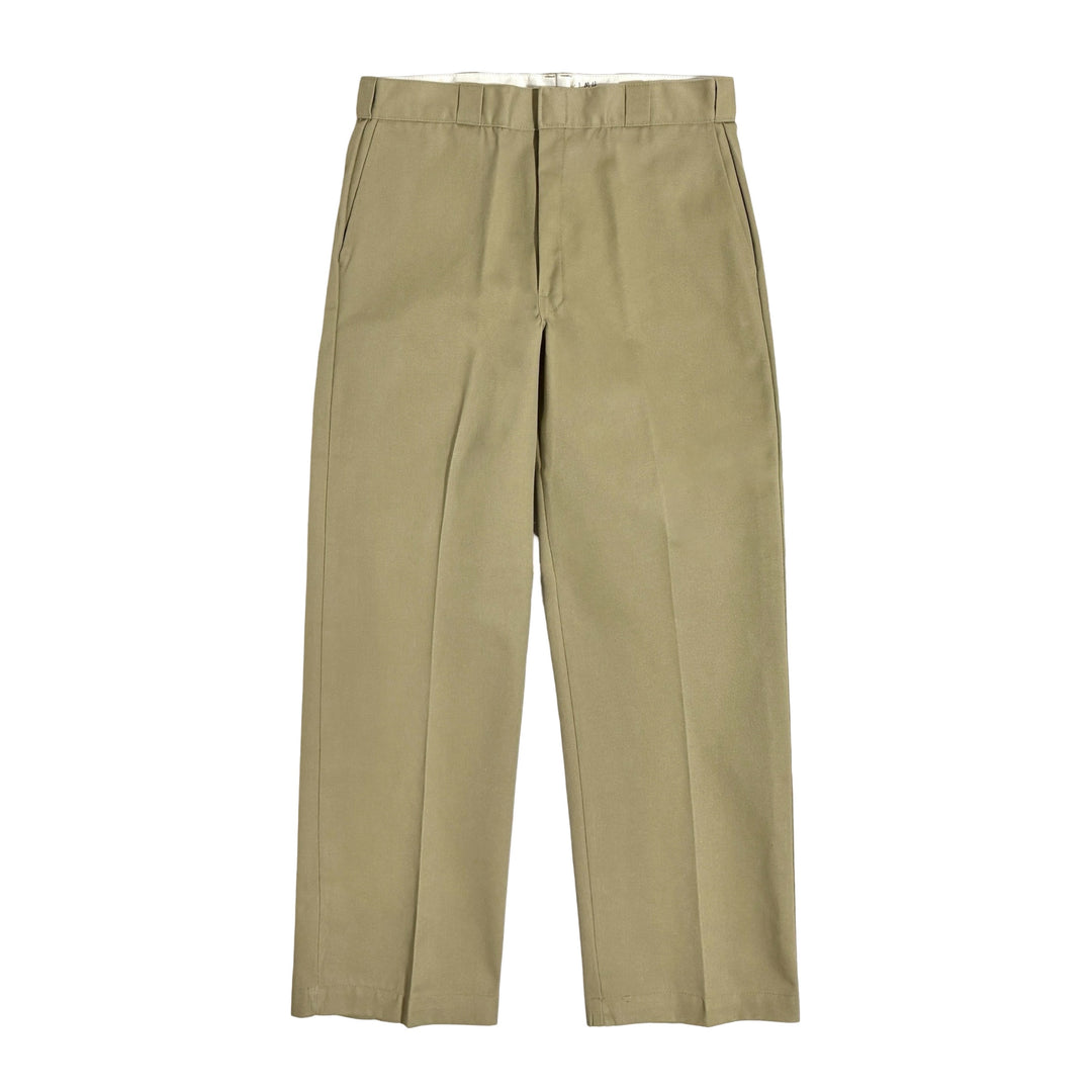 1990’S DEADSTOCK DICKIES MADE IN USA KHAKI WORKWEAR CHINO PANTS 36 X 30