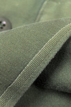 Cargar imagen en el visor de la galería, 1970’S US ARMY OG107 MADE IN USA SELVEDGE L/S B.D. SHIRT LARGE
