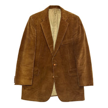 Load image into Gallery viewer, 1970’S CHAPS RALPH LAUREN UNION MADE IN USA CORDUROY SUIT JACKET 40R
