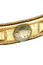 Cargar imagen en el visor de la galería, 1990’S BUFFALO NICKEL MADE IN USA WESTERN HAND TOOLED LEATHER BELT 28
