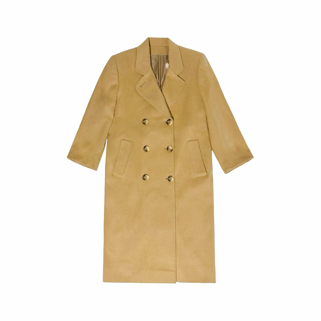 VINTAGE 1980’S FLEURETTE FOR SAKS FIFTH AVENUE 100% CAMEL HAIR COAT
