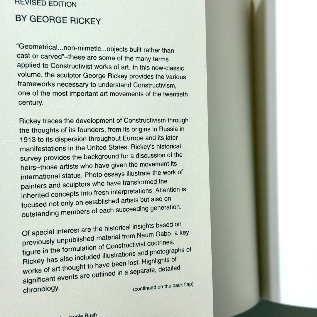 CONSTRUCTIVISM ART BOOK