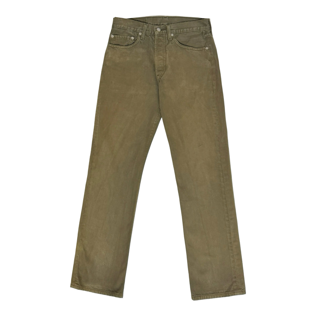 1990’S LEVI’S 501 THRASHED OVERDYE DENIM JEANS PANTS 28 X 32