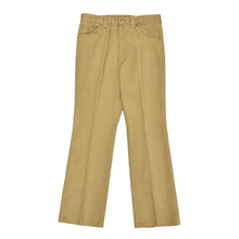 Cargar imagen en el visor de la galería, 1970’S SHEPLER’S MADE IN USA KHAKI BOOTCUT WESTERN PANTS 34 X 32
