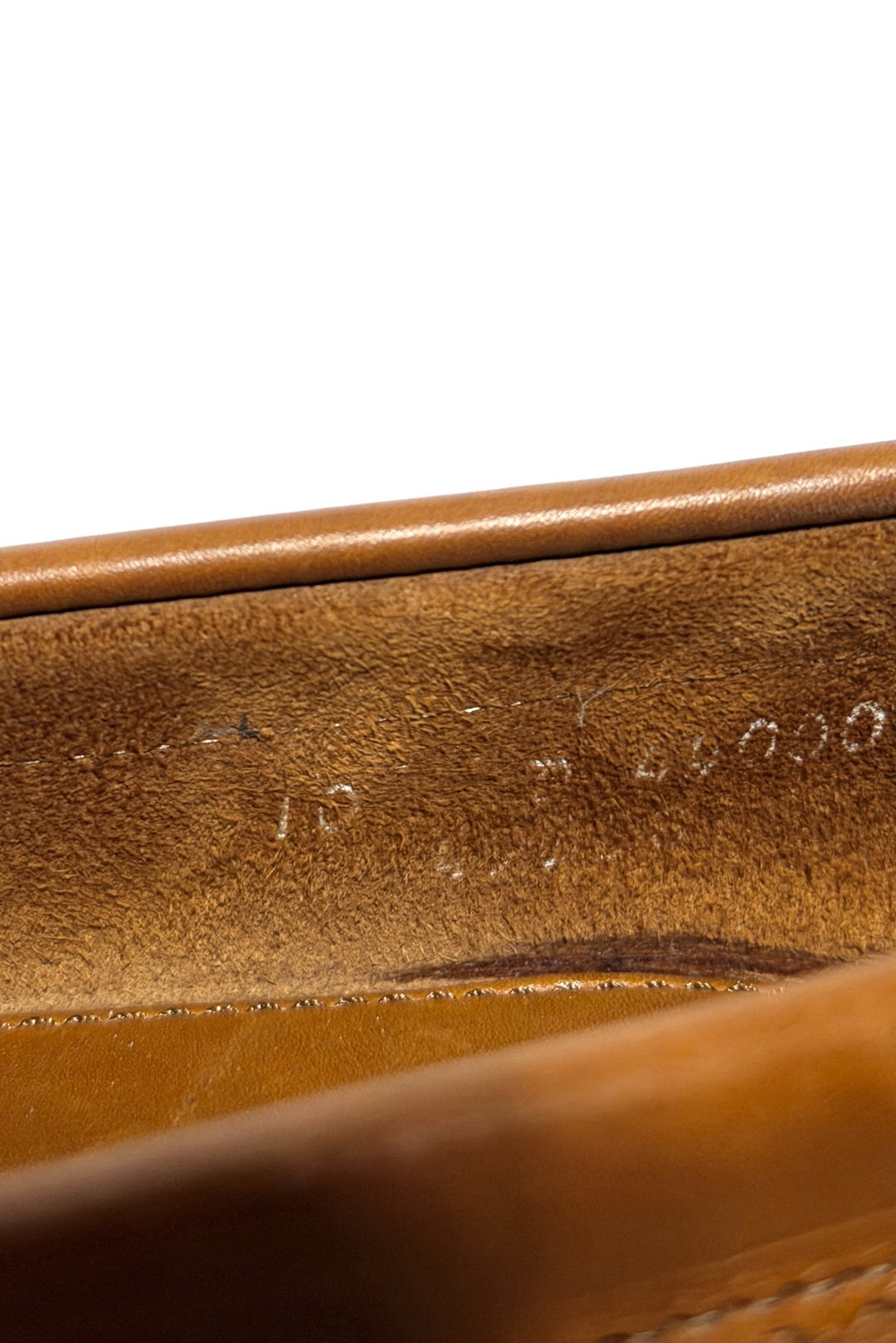 Allen Edmonds Kenwood made in USA tan leather penny loafers 10