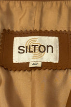 Load image into Gallery viewer, 1970’S SILTON LEATHER WESTERN STYLE BLAZER SUIT JACKET MEDIUM
