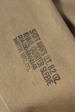 Cargar imagen en el visor de la galería, 1960’S US ARMY MADE IN USA SELVEDGE S/S B.D. SHIRT SMALL

