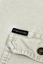 Cargar imagen en el visor de la galería, 1990’S STRUCTURE OVERSIZED CORDUROY 1/4 ZIP L/S SHIRT XX-LARGE
