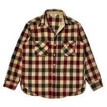 Load image into Gallery viewer, 1970’S WOOLRICH MADE IN USA WOOL FLANNEL OVER SHIRT LARGE
