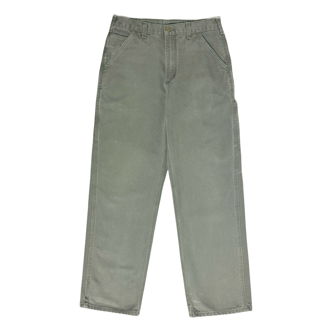 1990’S CARHARTT DUCK CANVAS CARPENTER WORKWEAR PANTS 32 X 32