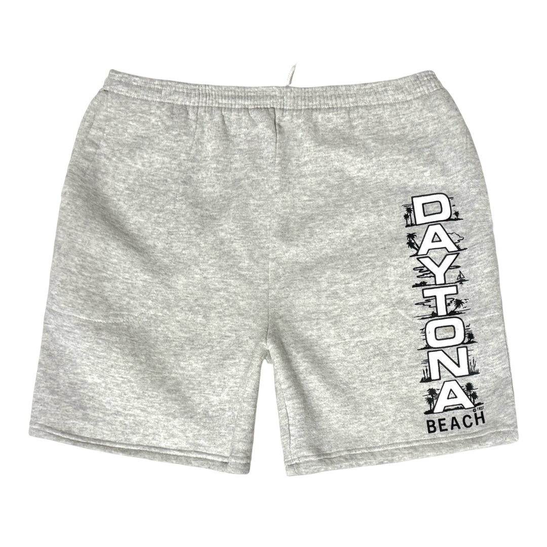 1980’S DAYTONA BEACH MADE IN USA 5” FLEECE GYM SHORTS LARGE
