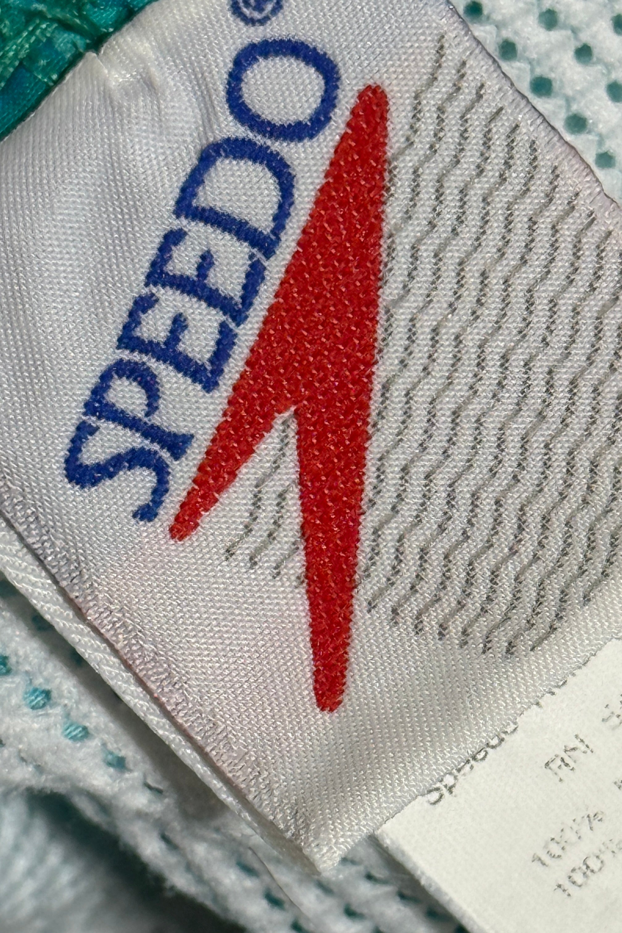 1990'S SPEEDO MADE IN USA LEAFY PRINT 4” SWIM TRUNKS SHORTS LARGE