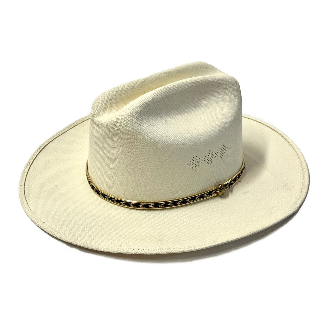 1960’S SUMMIT MADE IN USA STRAW COWBOY HAT 6 1/2