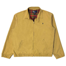 Load image into Gallery viewer, 1990’S POLO RALPH LAUREN EMBROIDERED PLAID LINED ZIP JACKET X-LARGE
