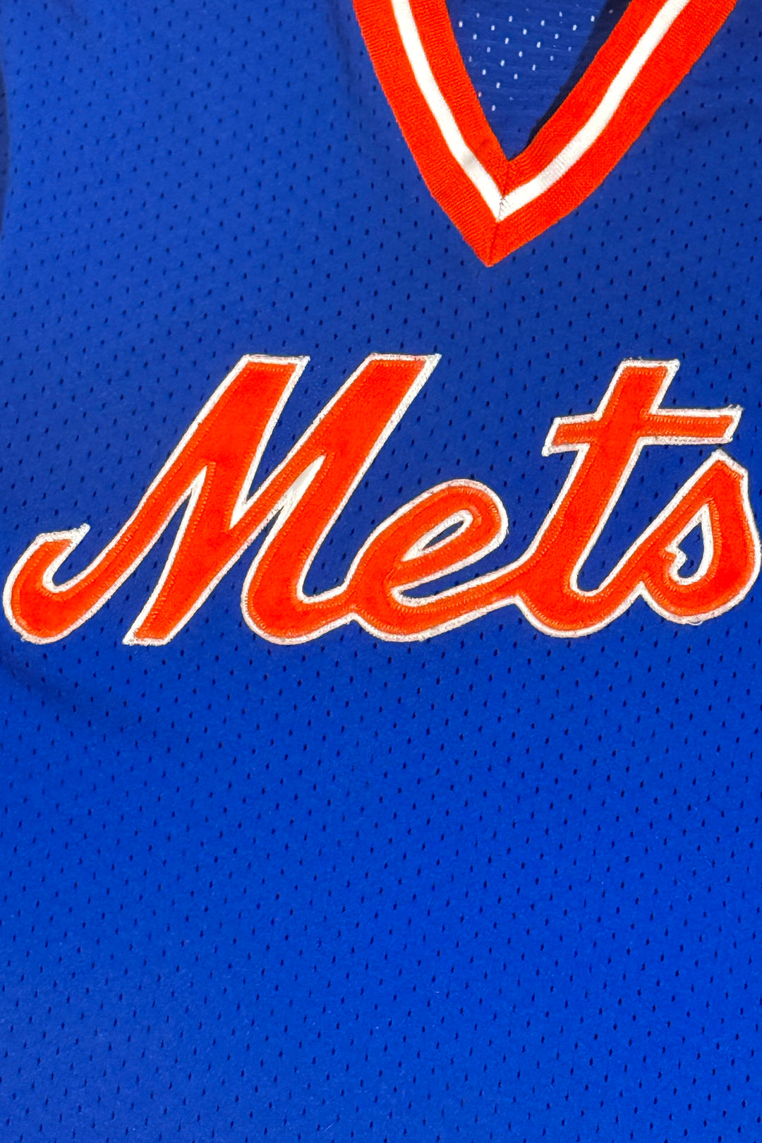 1970’S METS MADE IN USA MESH MLB BASEBALL JERSEY SHIRT LARGE