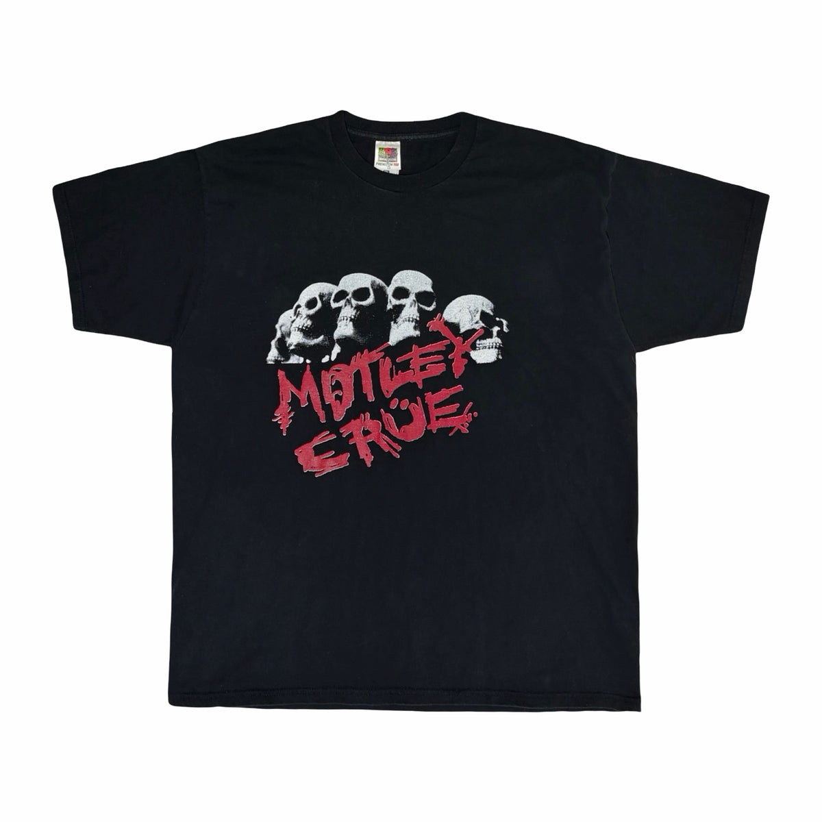 Motley Crue skull graphic t-shirt front