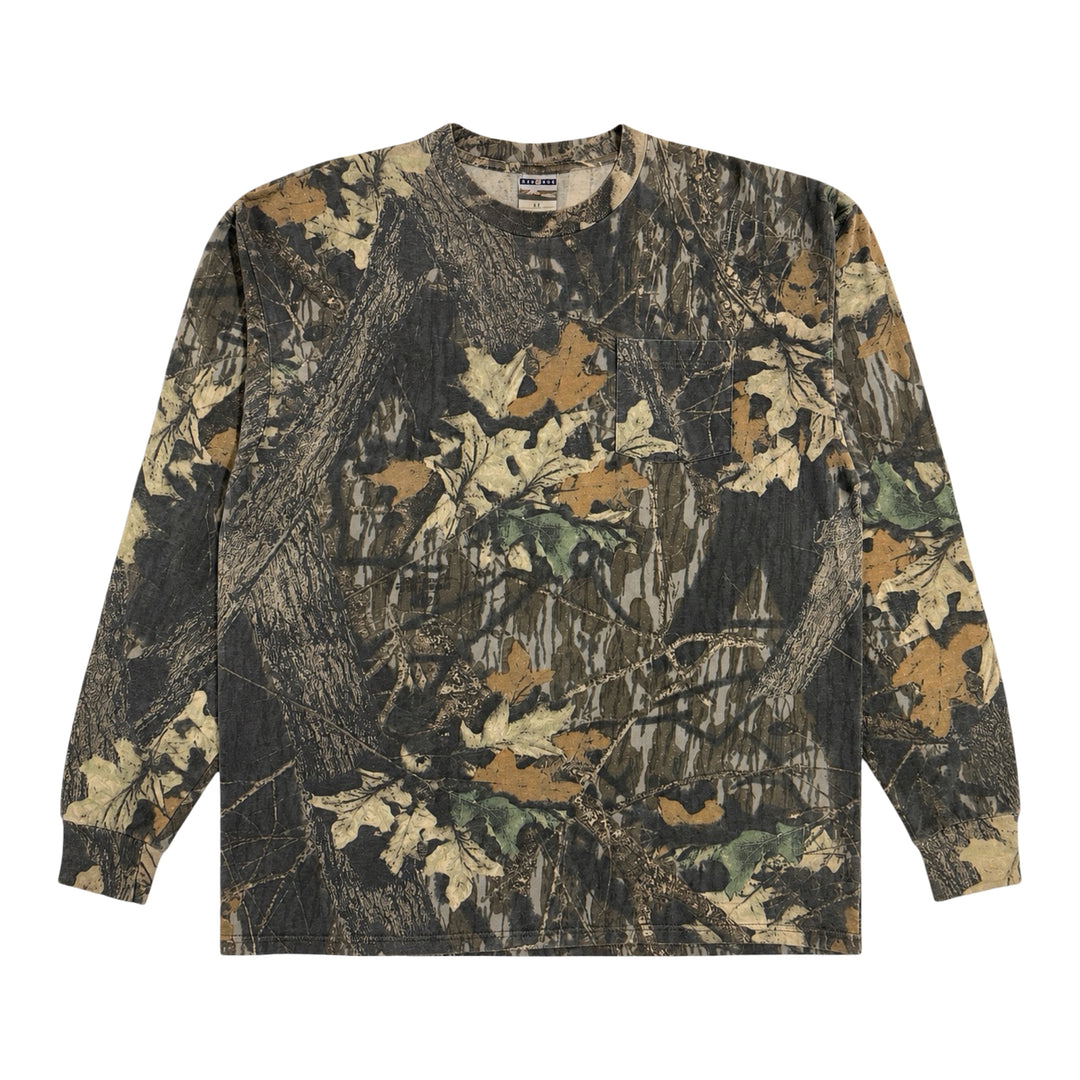 1990’S JERZEES OUTDOORS HUNTING CAMO L/S T-SHIRT X-LARGE