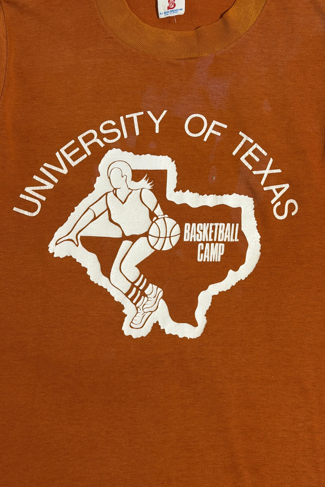 1970’S UNIVERSITY OF TEXAS MADE IN USA SLIM FIT SINGLE STITCH S/S T-SHIRT MEDIUM