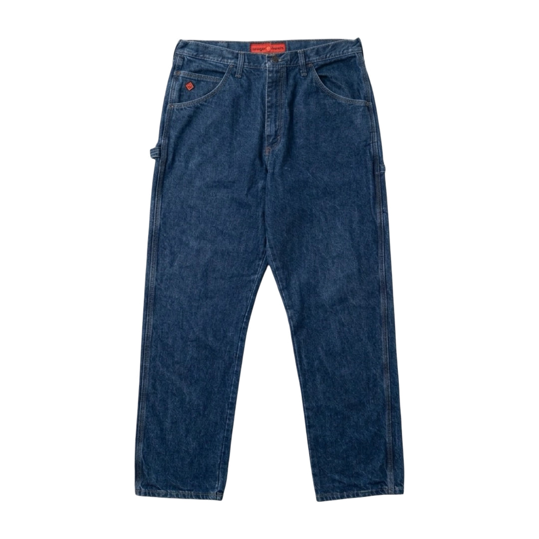 2000’S WRANGLER FR DARK WASH DENIM CARPENTER JEANS 34 X 34