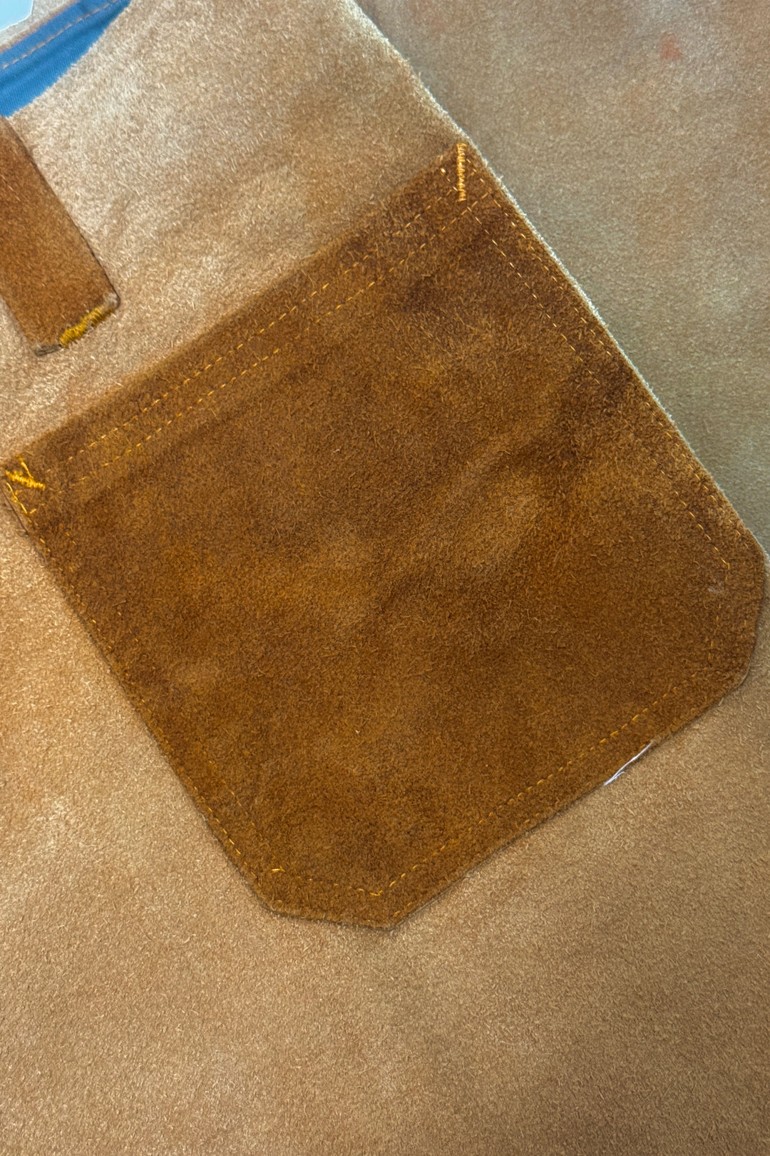 1960’S SUEDE LEATHER IN USA LEATHER FLARED LEG PANTS 36 X 32