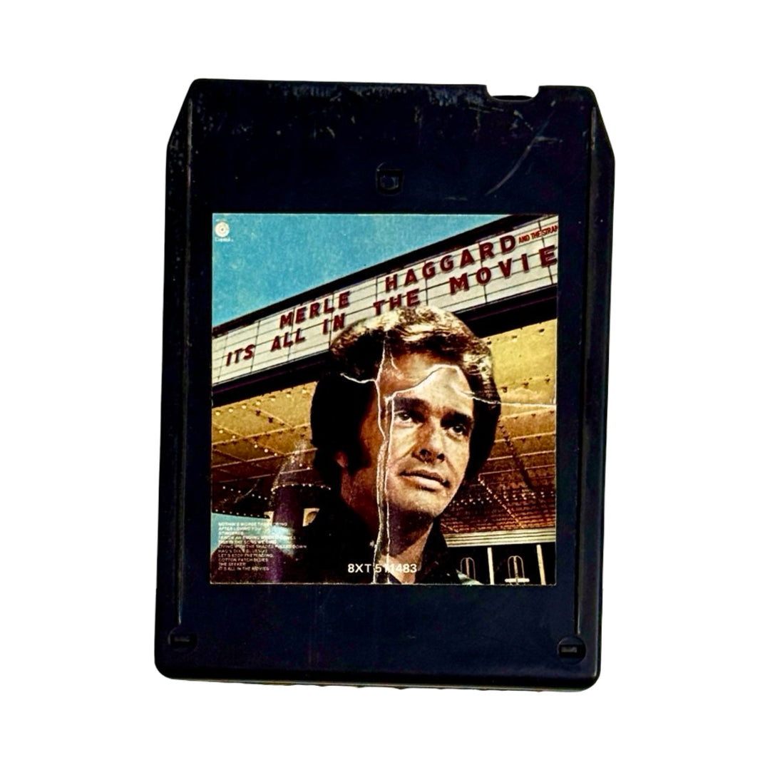 MERLE HAGGARD ITS ALL IN THE MOVIE 8 TRACK TAPE