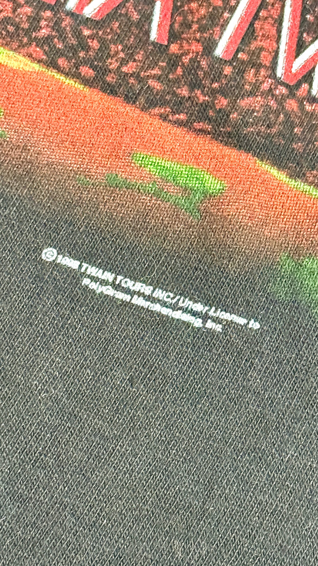 1990’S SHANIA TWAIN MADE IN USA SINGLE STITCH JERSEY S/S T-SHIRT X-LARGE