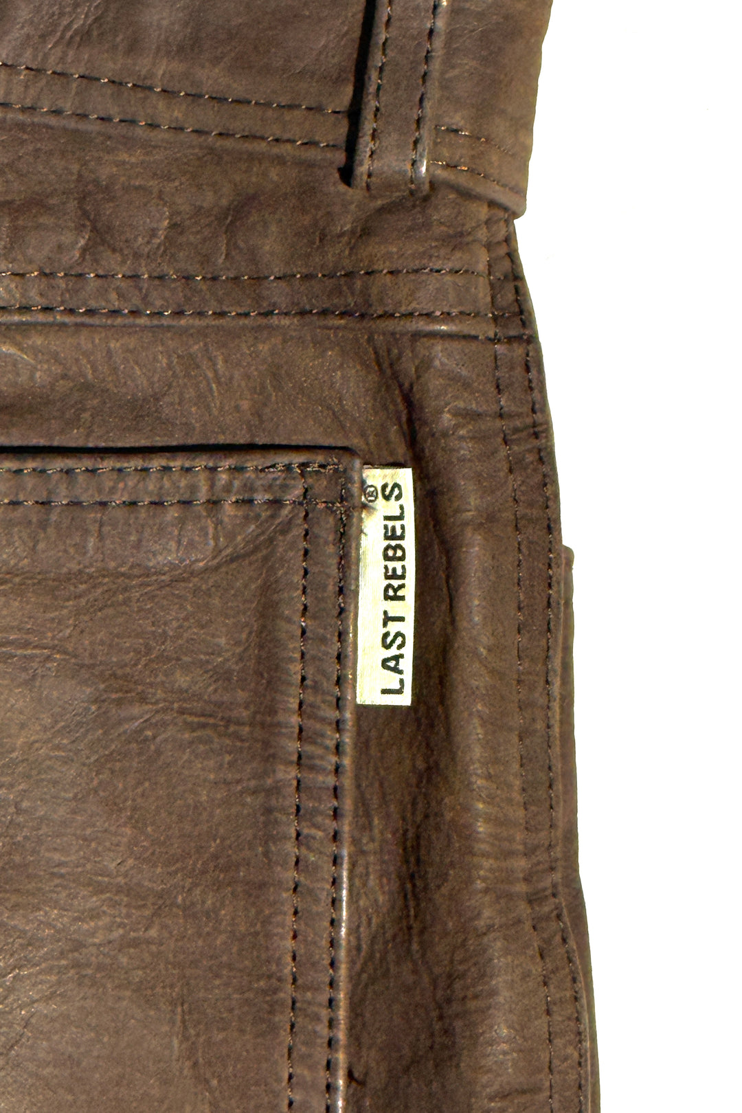 1990’S LAST REBELS MADE IN USA DEERSKIN LEATHER MOTORCYCLE PANTS 32 X 32