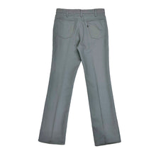 Load image into Gallery viewer, 1970’S LEVI’S 517 STAPREST MADE IN USA GREY BOOTCUT PANTS 30 X 30
