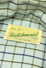 Load image into Gallery viewer, 1960’S DUTCHMAID MADE IN USA CROPPED SELVEDGE PLAID GABARDINE WORKWEAR JACKET SMALL
