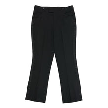 Load image into Gallery viewer, 1950’S ROCHESTER FORMALWEAR MADE IN USA FLARED TUXEDO PANTS 32 X 28
