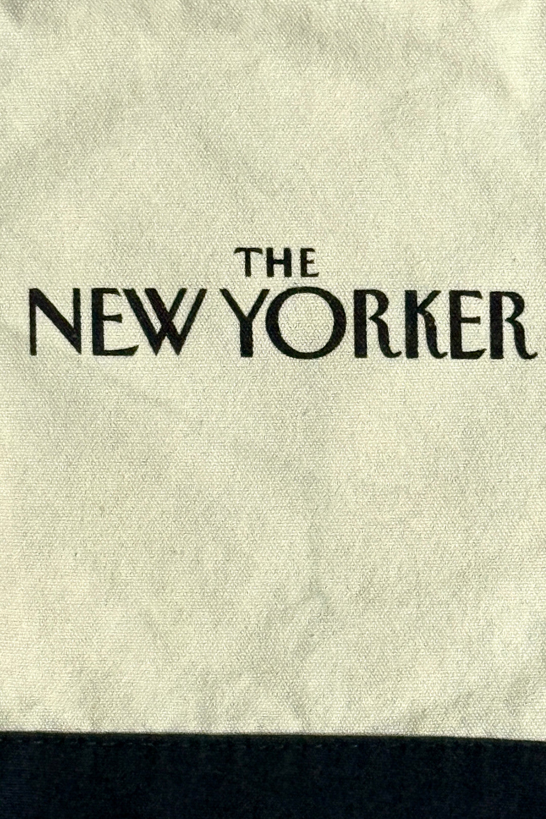 1990’S THE NEW YORKER FADED & THRASHED CANVAS TOTE BAG