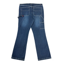 Load image into Gallery viewer, 2000’S TOMMY HILFIGER LOW RISE Y2K FLARED LEG CARPENTER DENIM JEANS WOMEN&#39;S 32 X 30
