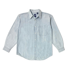 Load image into Gallery viewer, 1990’S GAP CHAMBRAY DENIM L/S B.D. SHIRT SMALL
