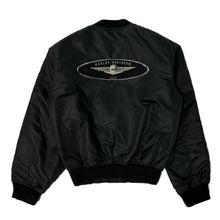 Load image into Gallery viewer, 2000’S HARLEY DAVIDSON MADE IN USA ZIP BOMBER JACKET LARGE
