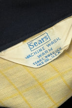 Cargar imagen en el visor de la galería, 1950’S SEARS MADE IN USA CROPPED LINED WINDBREAKER HARRINGTON JACKET MEDIUM
