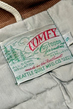 Load image into Gallery viewer, 1960’S SEATTLE QUILT MFG. MADE IN USA CROPPED DOWN CANVAS HUNTING JACKET MEDIUM
