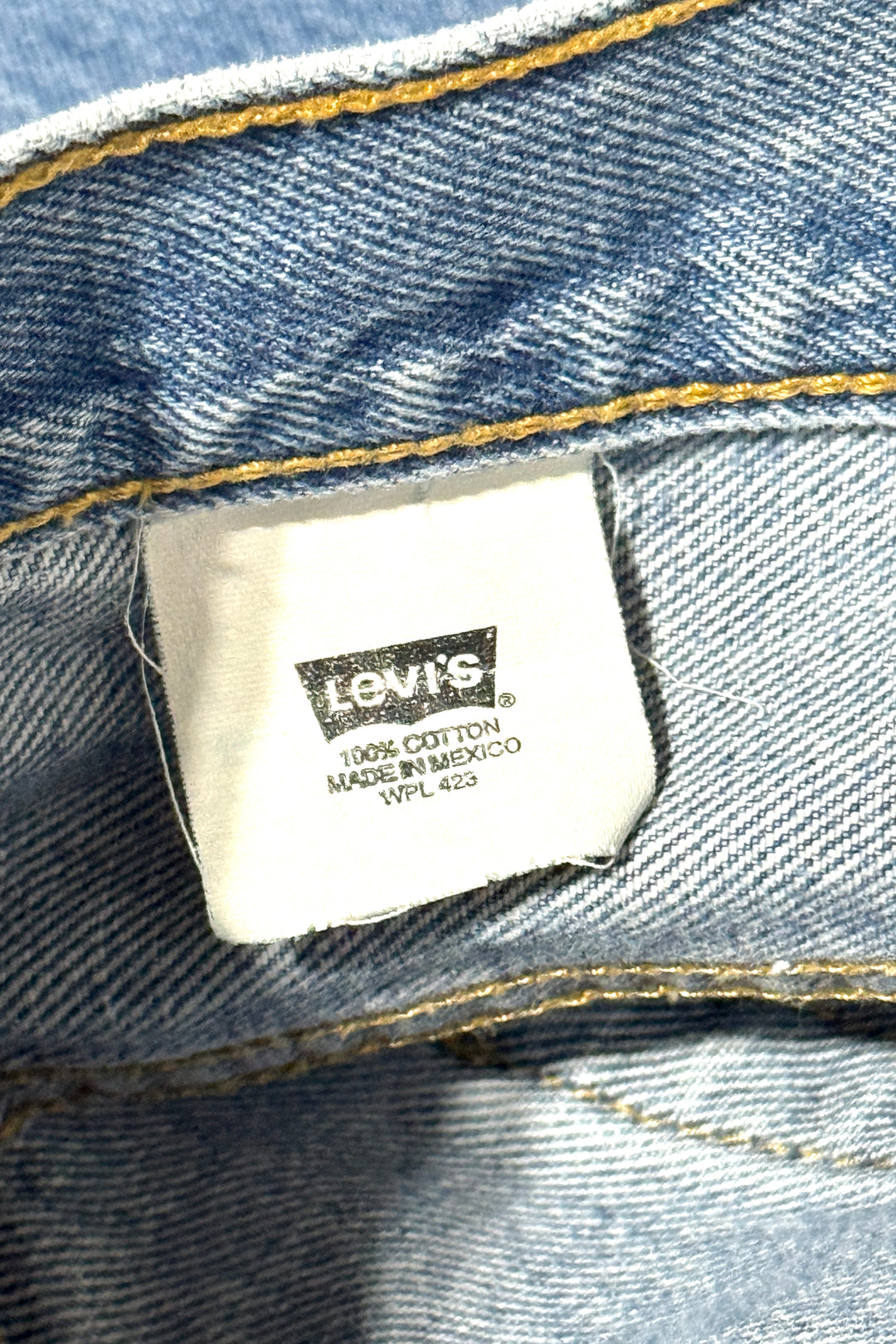 1990’S LEVI’S 501 PERFECT WASH FADED DENIM JEANS 36 X 36