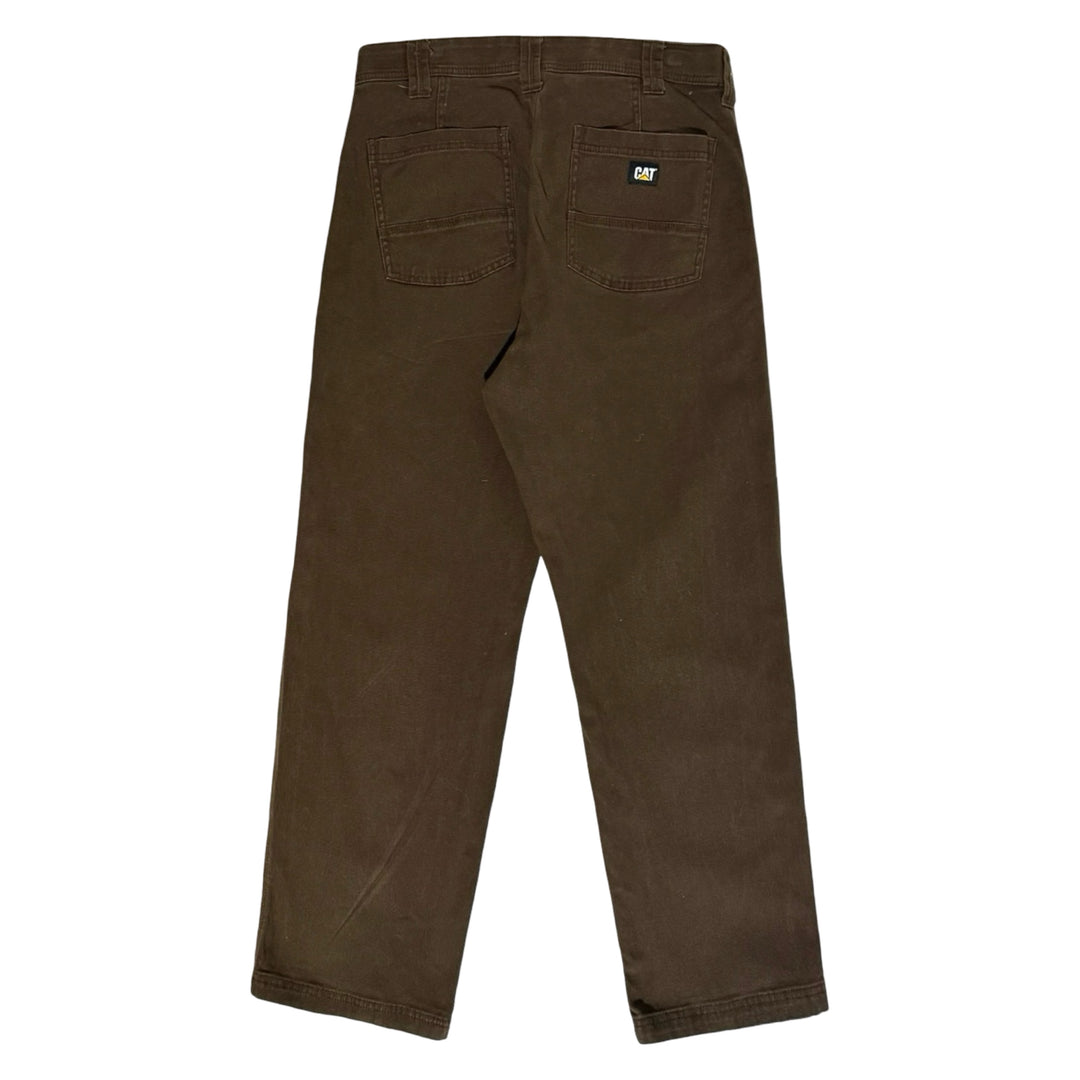 2000’S CAT CANVAS WORKWEAR CHINOS PANTS 34 X 32