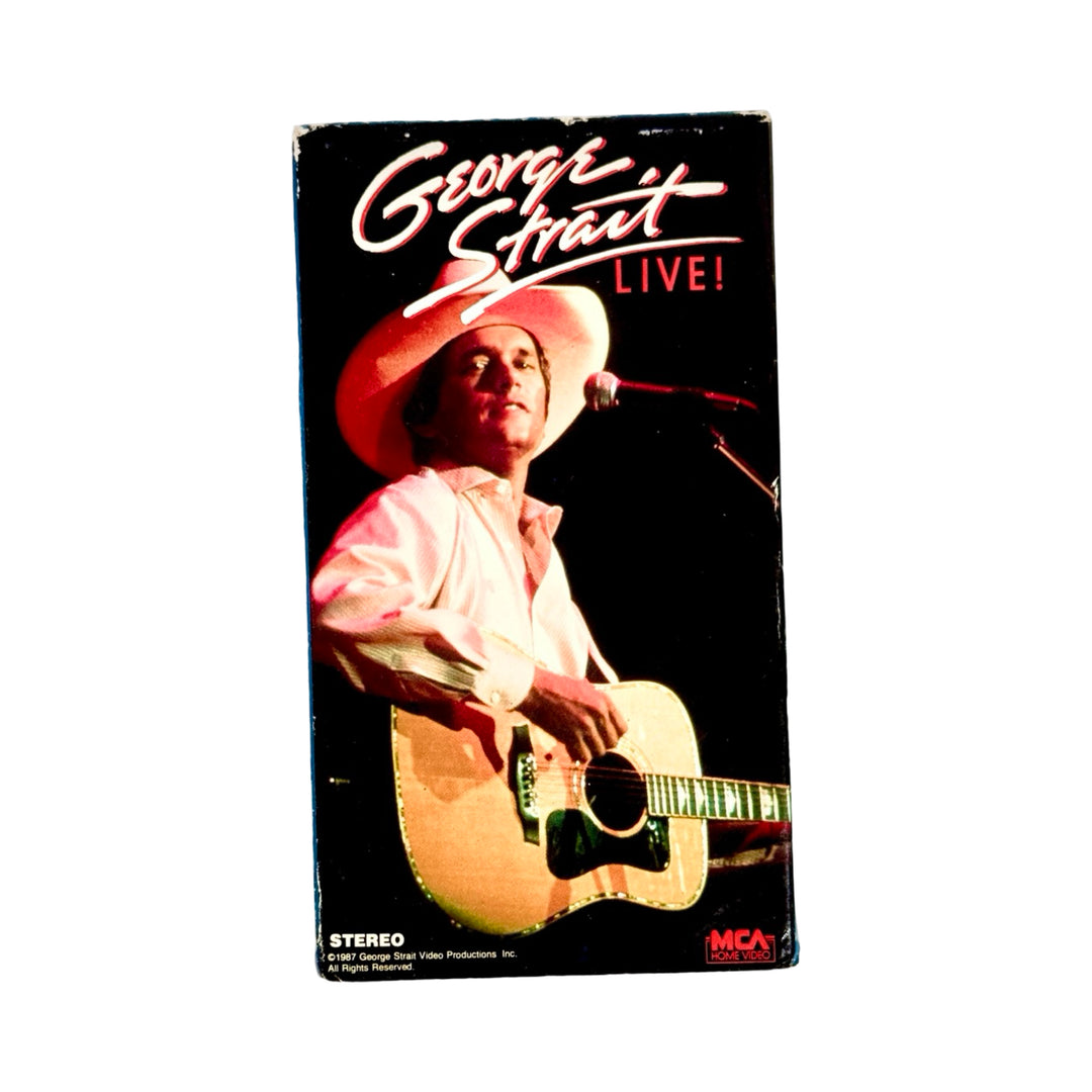 GEORGE STRAIT LIVE! VHS VIDEO TAPE