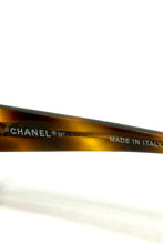 Load image into Gallery viewer, 2000’S CHANEL MADE IN ITALY TORTOISE SHELL CAT EYE SUNGLASSES
