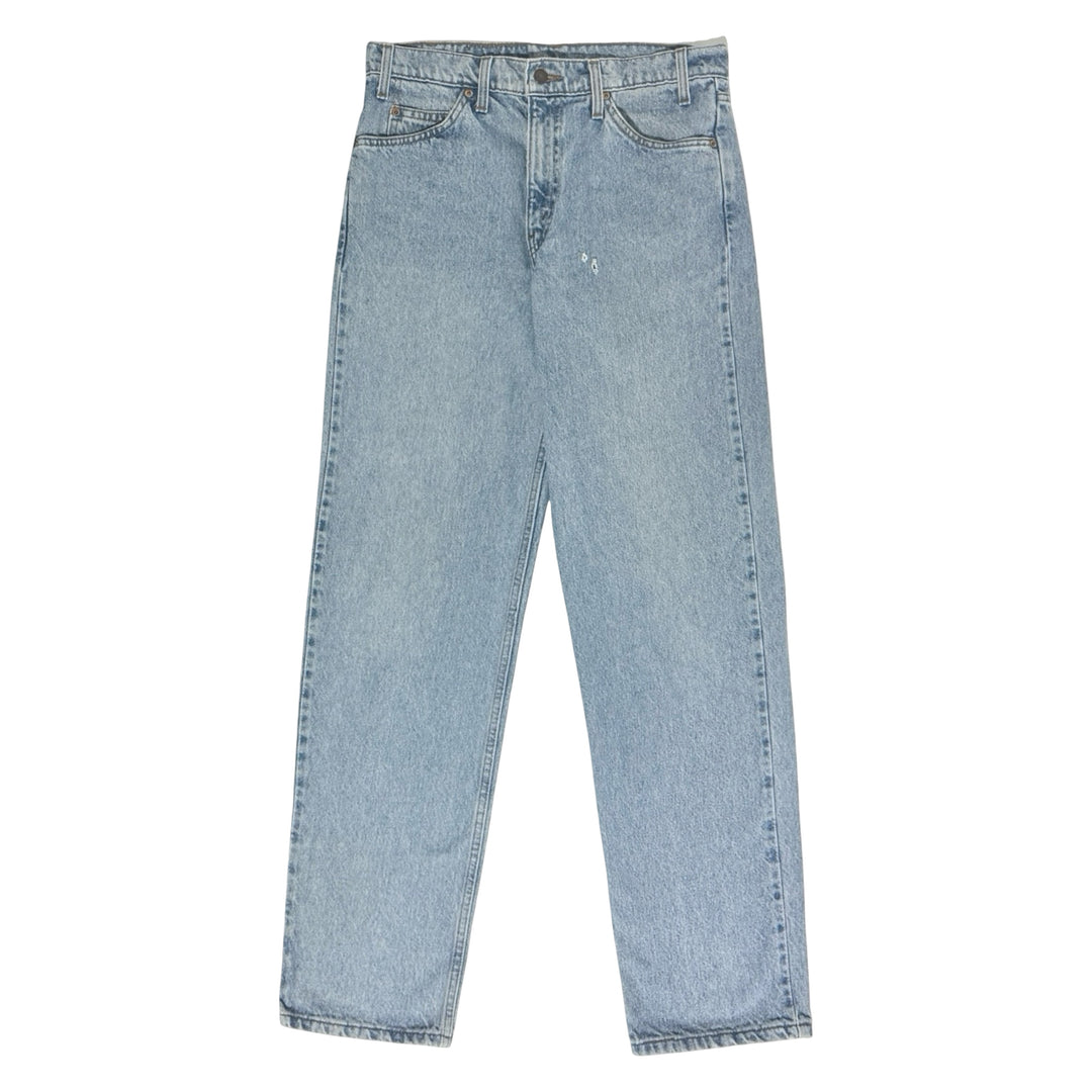 1990’S LEVI’S 550 ORANGE TAB FADED LIGHT WASH BAGGY DENIM JEANS 32 X 34