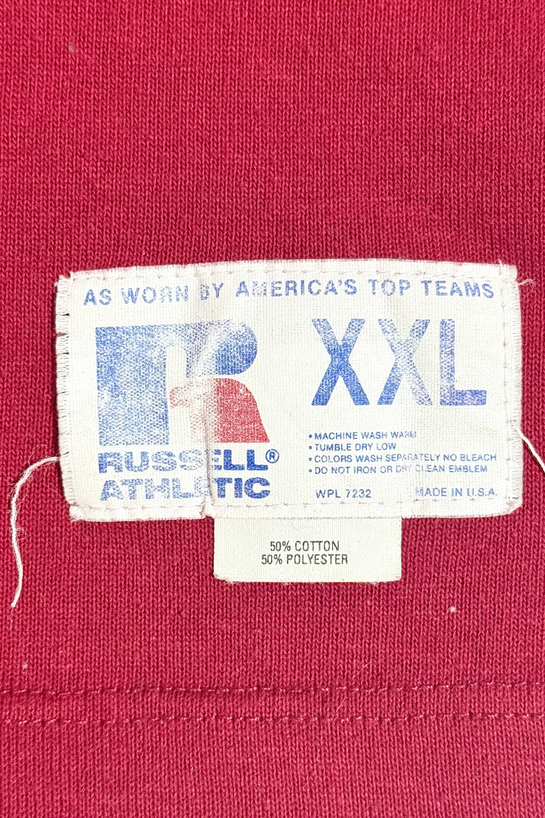 1990’S CARILLO POWER LIFTING GYM MADE IN USA CROPPED FOOTBALL JERSEY SHIRT XXL