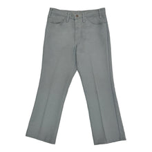 Load image into Gallery viewer, 1980&#39;S LEVI’S 517 STAPREST GREY COWBOY CUT PANTS 32 X 26
