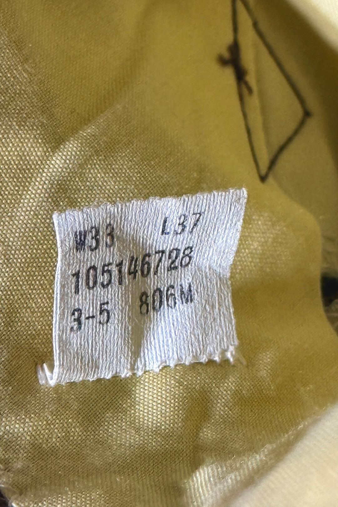 1960’S LEVI’S WESTERNWEAR MADE IN USA “RANCH PANTS” BROWN GABARDINE WESTERN BOOTCUT PANTS 34 X 34