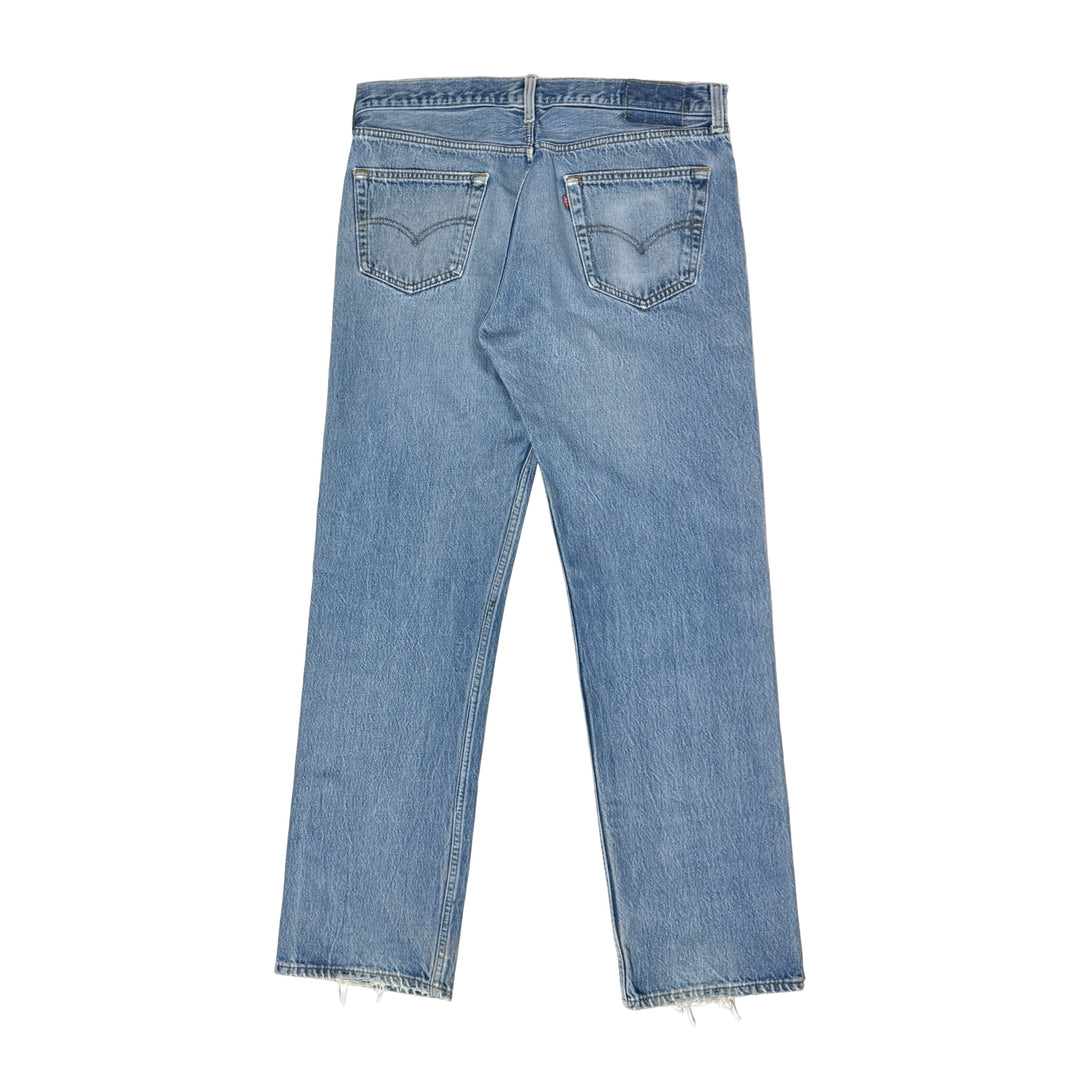 1990’S LEVI’S 501 MADE IN USA PERFECT LIGHT WASH DENIM JEANS 36 X 32