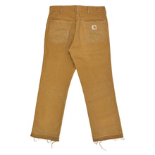 Cargar imagen en el visor de la galería, 1990’S CARHARTT MADE IN USA CANVAS WORKWEAR PANTS 32 X 28
